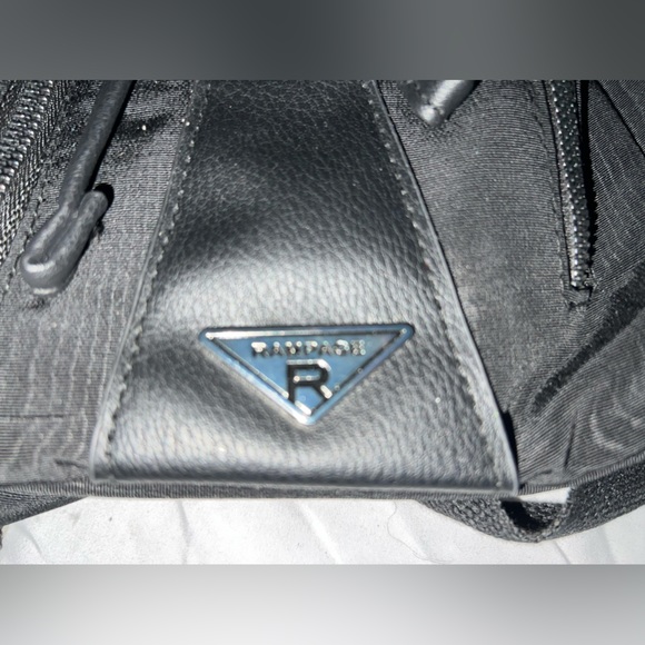 BRAND NEW Rampage mini-backpack, black - idk why it looks like a wavy design!! - Picture 6 of 8
